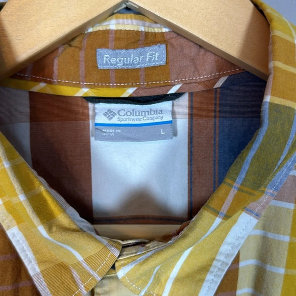 Columbia Men’s Rapid Rivers II Short Sleeve Button Down Shirt Size Large - Picture 4 of 6